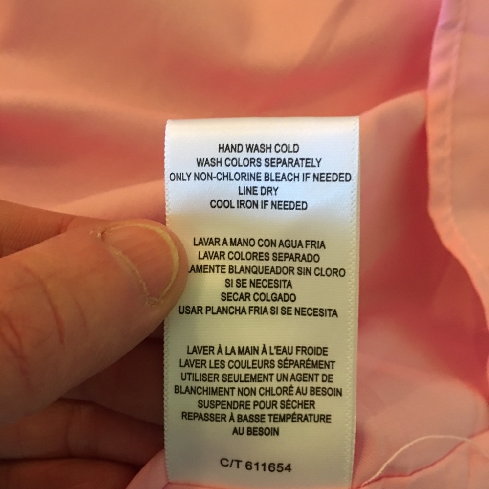 Taylor Floral Pink and Green Cotton Ruffle Dress Size XS - Picture 13 of 13